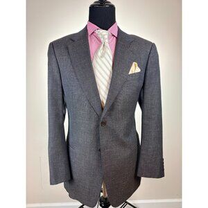 ARMANI Collezioni Modern 2-Button ITALIAN Gray Sport Jacket 44 L